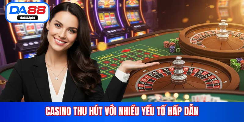 Casino thu hút với nhiều yếu tố hấp dẫn